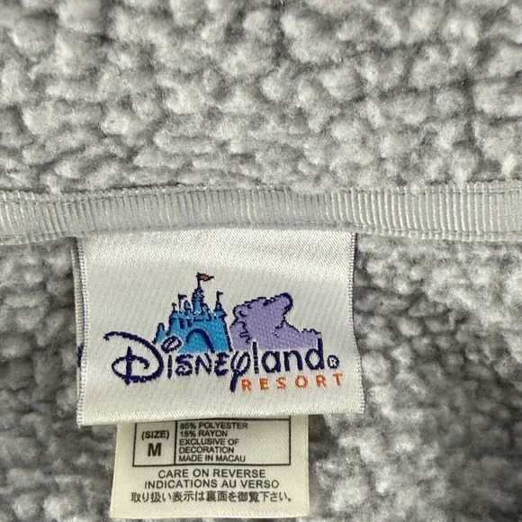 VINTAGE Disney Fleece Jacket Women’s Size M - Picture 3 of 12